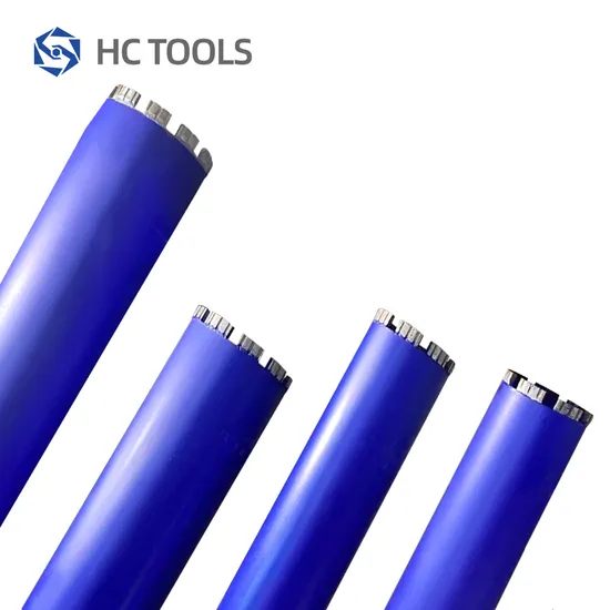 Brocas de perfuração de diamante com segmento de telhado para concreto e granito